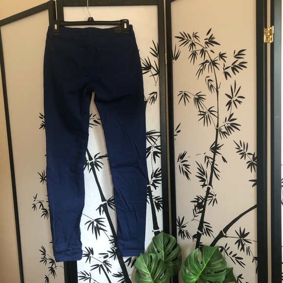 Royal Blue Skinny Jeans - Picture 3 of 7